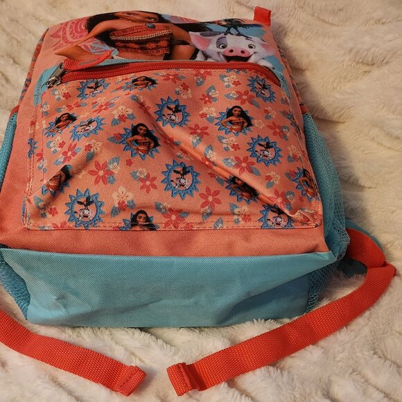 Accessory Innovations Disney Moana 16" (Blue, Pink & Orange) Backpack - Picture 6 of 16